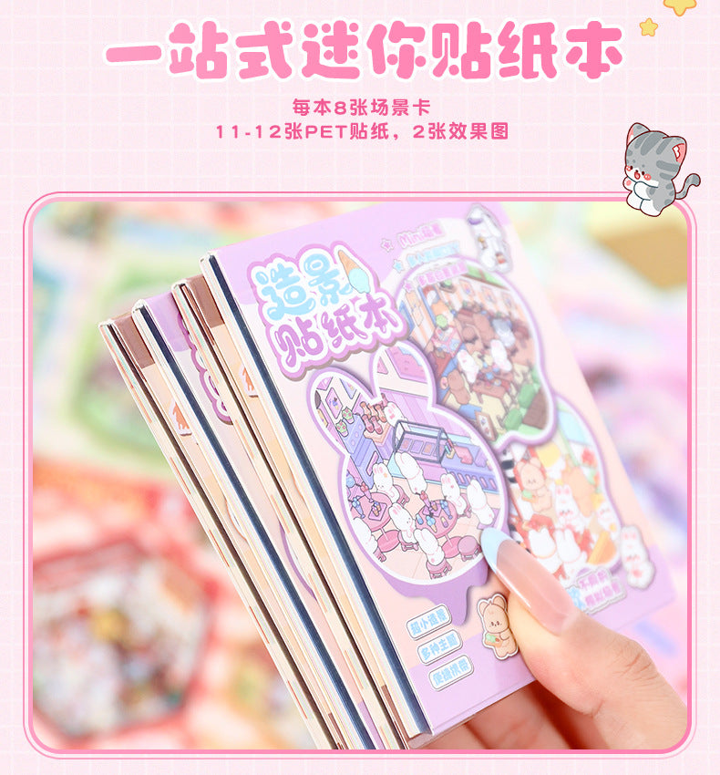 Link 53: Mini Sticker Book Collection Book Miniature World Series