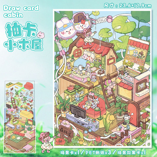 Link 41: 6 Different Themes of Houses Farms 30 Scene Stickers