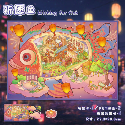 Link 42: 6 Different Villas Vessels 3D Scene Stickers