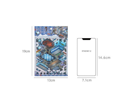 Link 49:  Spooky 3D Miniature Scene Stickers 4 Themes Scenery Stickers