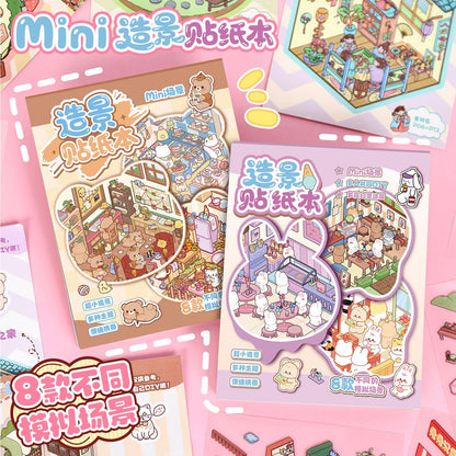 Link 53: Mini Sticker Book Collection Book Miniature World Series