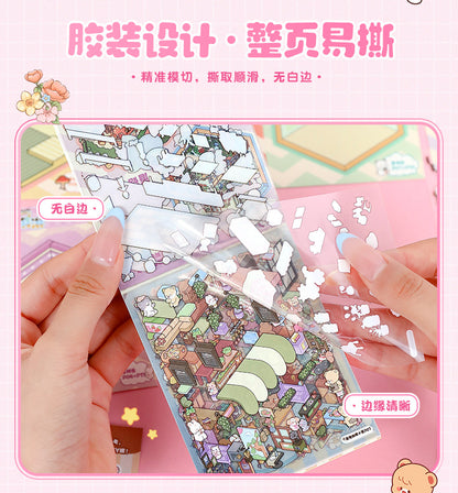 Link 53: Mini Sticker Book Collection Book Miniature World Series