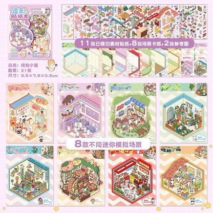 Link 53: Mini Sticker Book Collection Book Miniature World Series