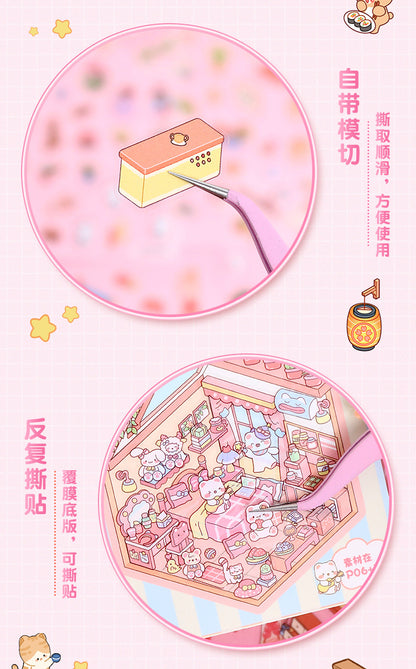 Link 53: Mini Sticker Book Collection Book Miniature World Series