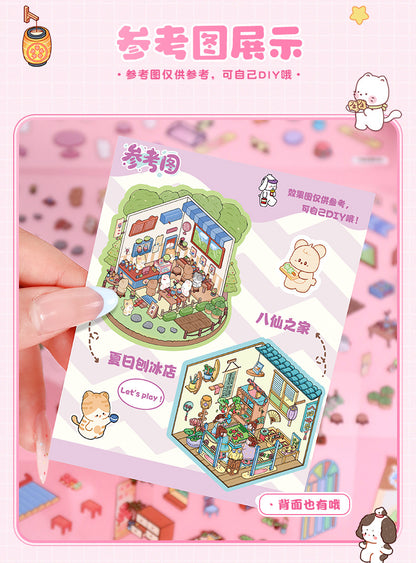 Link 53: Mini Sticker Book Collection Book Miniature World Series