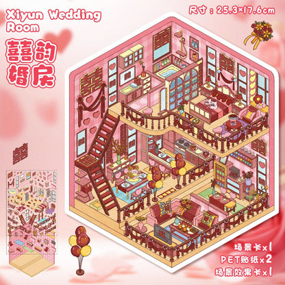 Link 41: 6 Different Themes of Houses Farms 30 Scene Stickers